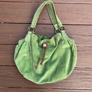 Vintage moss green Lucky Brand shoulder bag